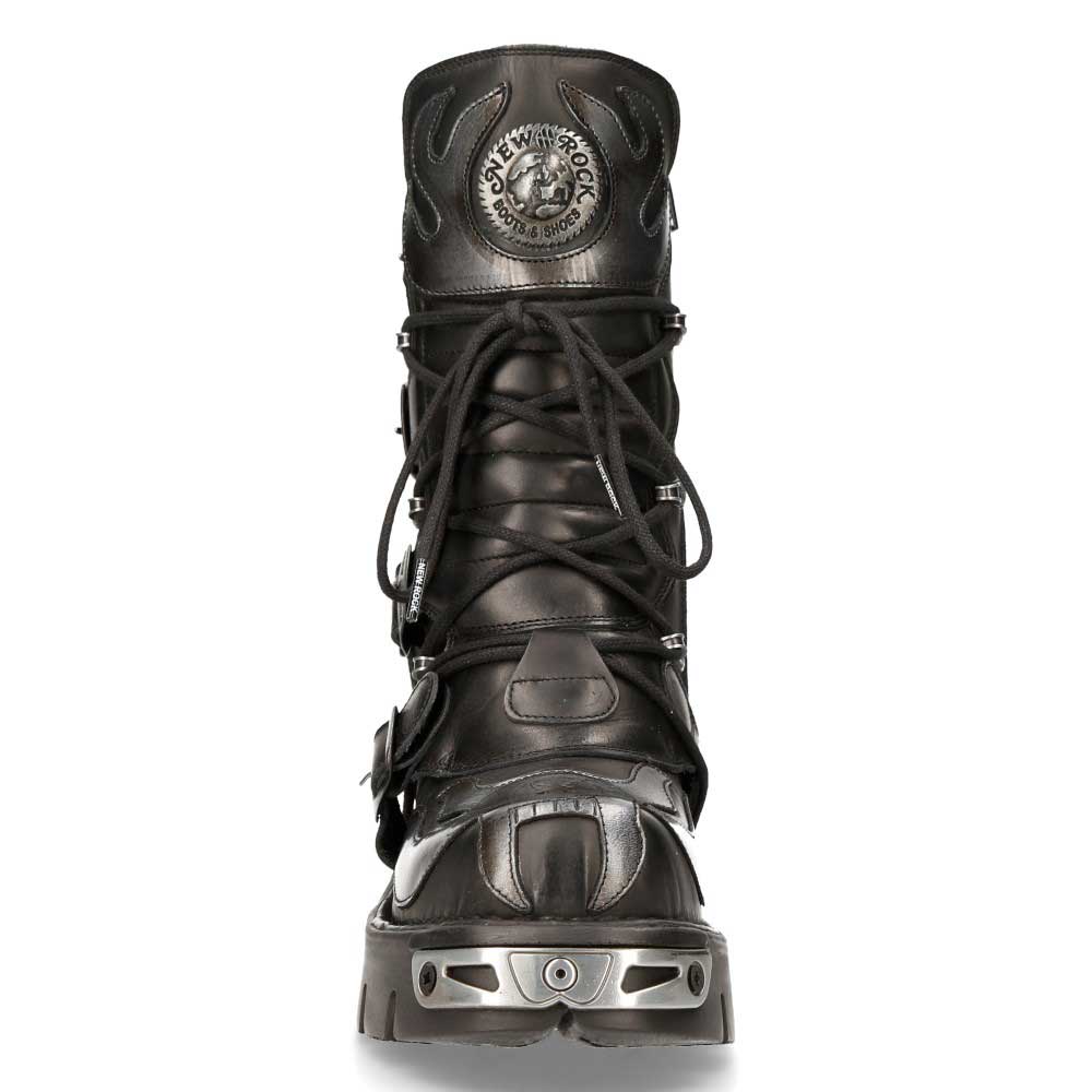 New Rock - M-107-S2 Laarzen - Zwart/Grijs
